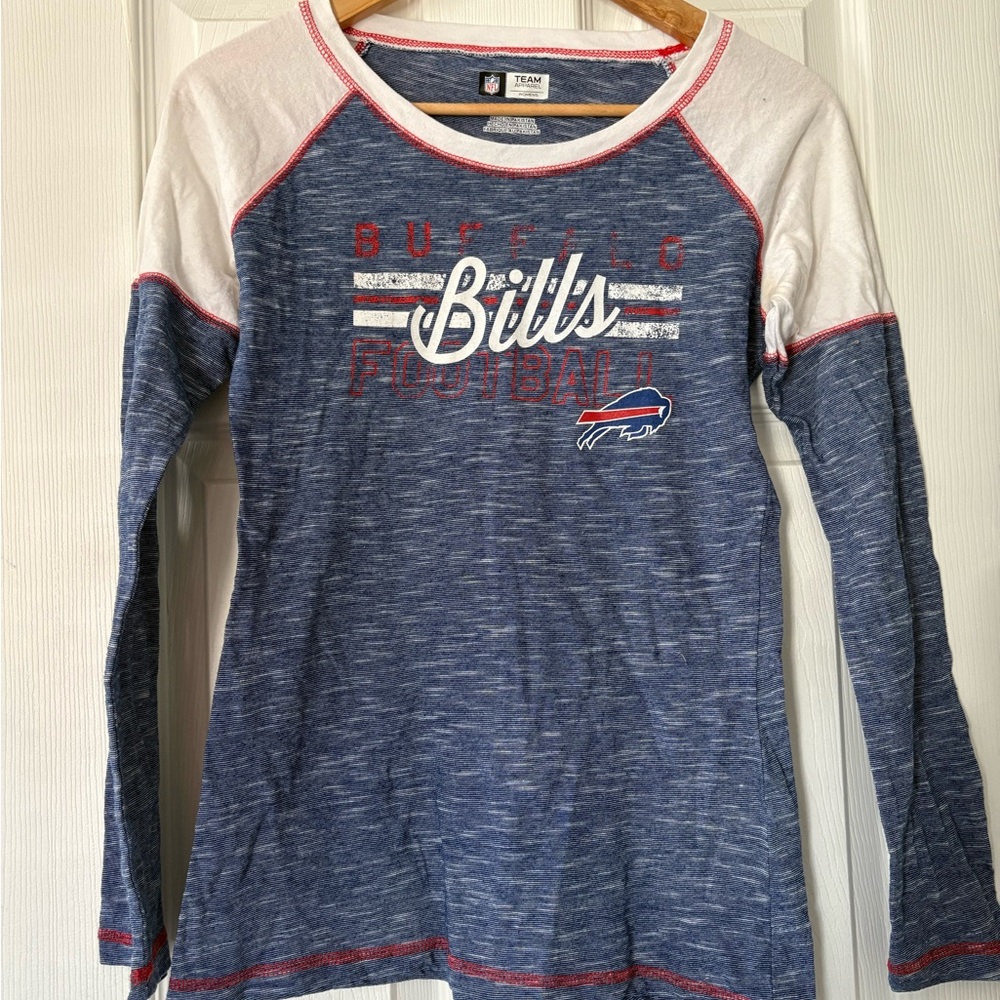Buffalo Bills Women’s Long Sleeve Shirt - Blue, White and Red